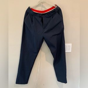 Tracksmith Men’s Rapid Transit Pants, size L, lightweight indigo